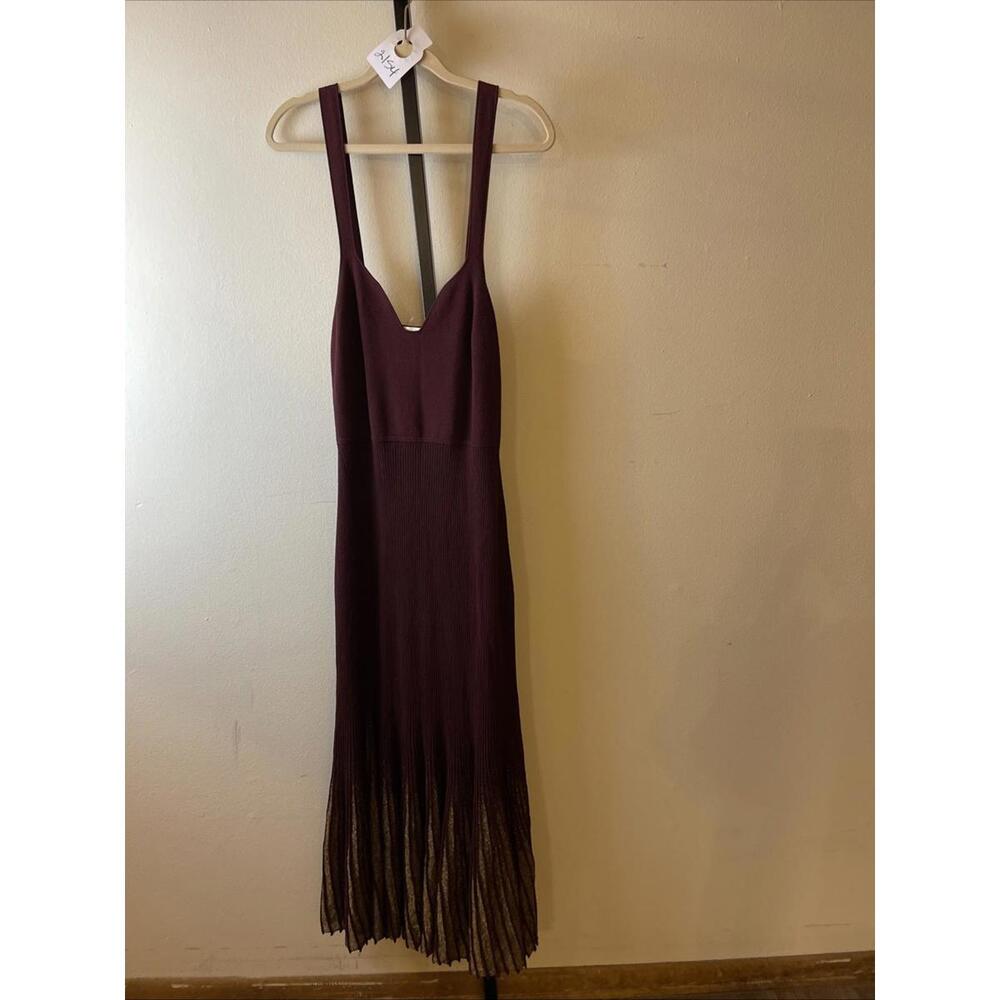 Ulla Johnson Zariah Knit Dress in Amaranthus, $650 NEW, Large, 70% OFF! - Picture 2 of 4